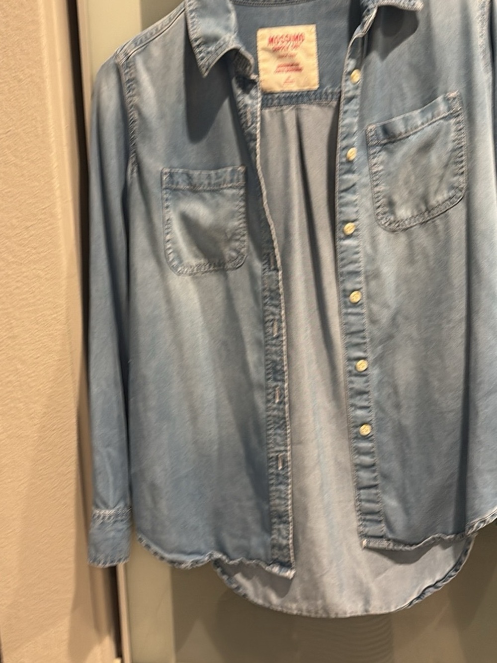 Mossimo Supply Co. Light Wash Denim Shirt Jacket